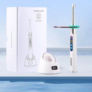 AZDENT 1s LED curing light with charging base and packaging