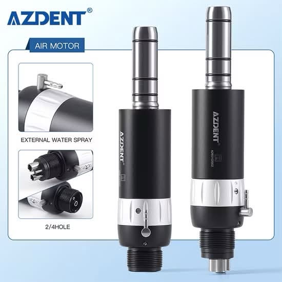 AZDENT микромотор — варианти с 2 и 4 отвора