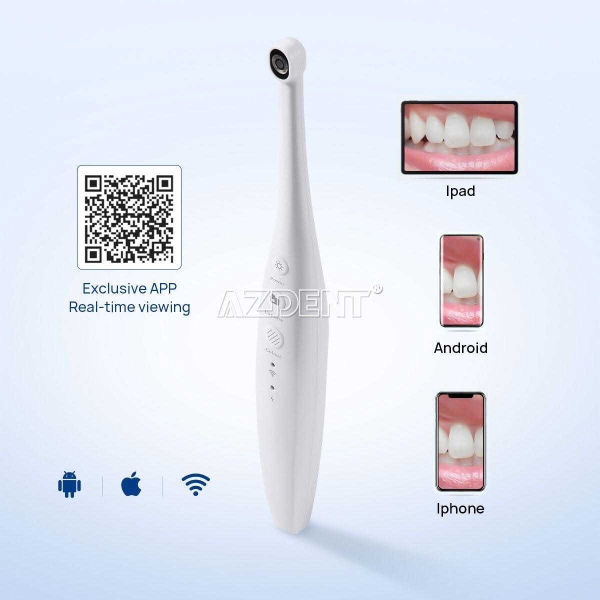 AZDENT – ενδοστοματική κάμερα WiFi με 8 LED, 2 MP - Image 10