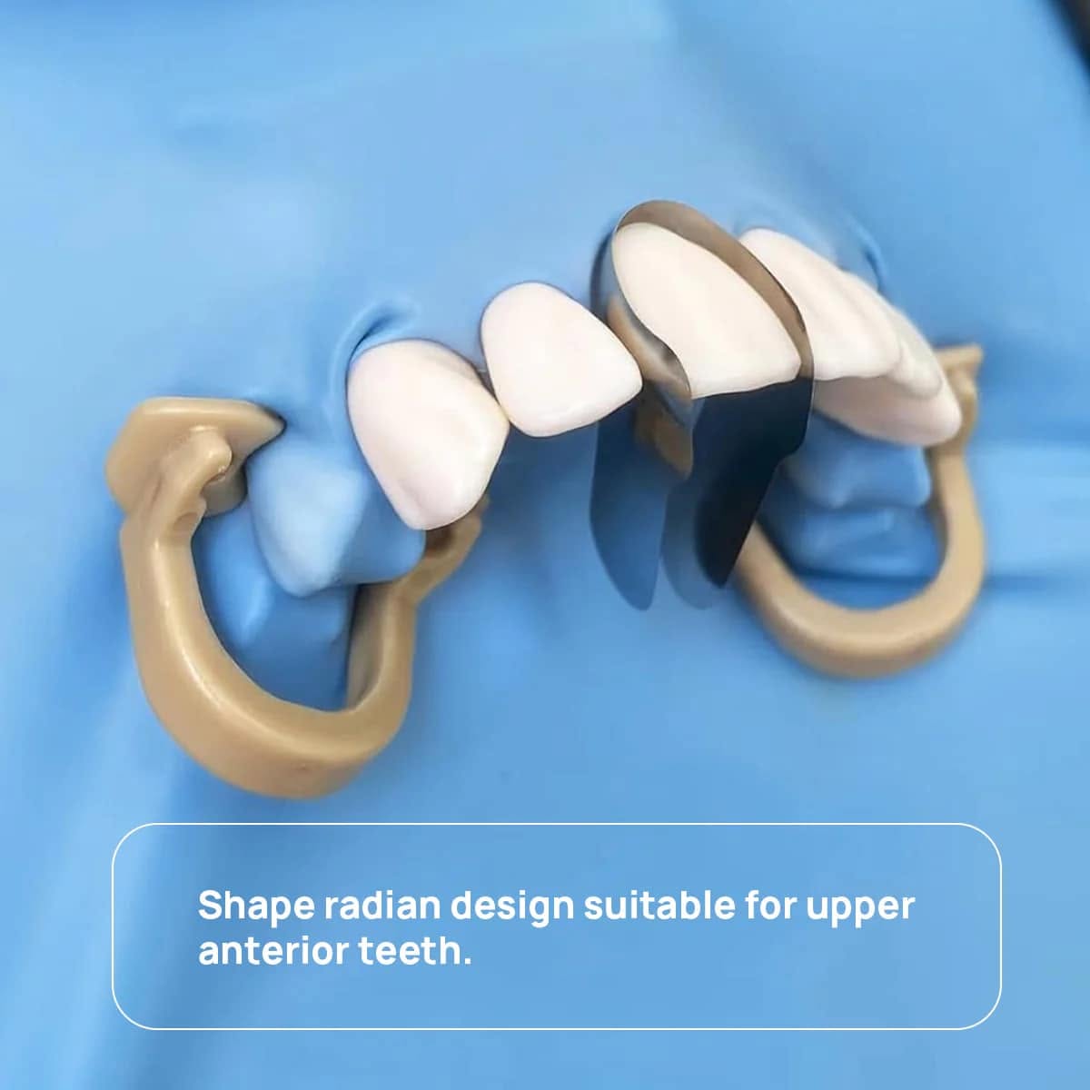 Anterior contoured metal matrices 0.03 mm – 30 pieces - Image 2