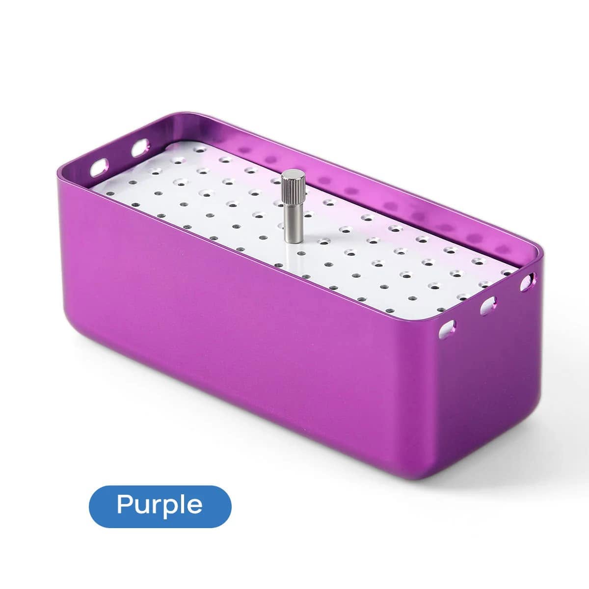 Aluminium bur box – 72 holes - Image 2